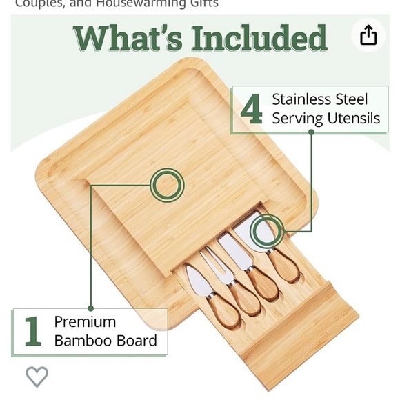 New Cheese Board Set - Picture 2 of 6